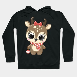 Cute reindeer for new year and christmas Hoodie